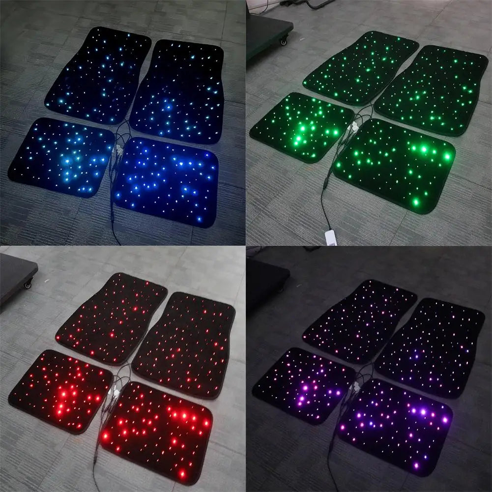 Car Universally LED Floor Mats Starlight